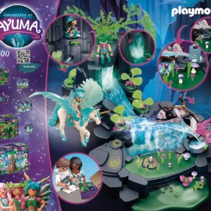 Playmobil Adventures of Ayuma Crystal Fairy and Bat Fairy with Soul Animals