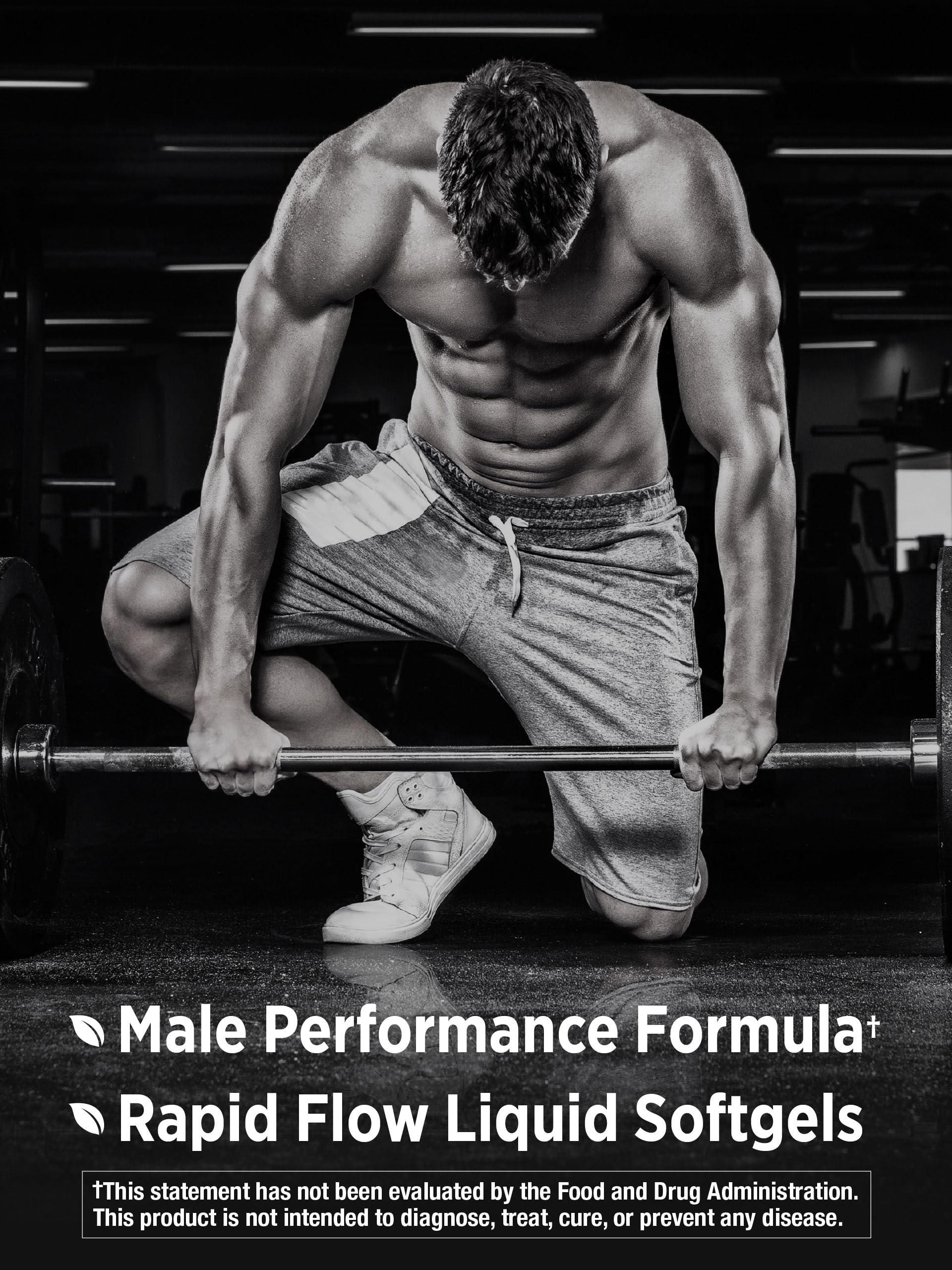 Nature's Truth Testosterone Supplement for Men | 60 Softgels | Non-GMO and Gluten Free Formula