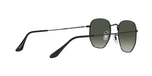 Ray-Ban RB3548 Hexagonal Sunglasses, Black/Grey Gradient, 54 mm