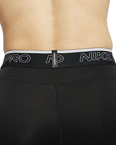 Nike Pro Dri-FIT Men's Shorts, Black/White, M