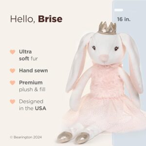 Bearington Brise The Ballerina Bunny Stuffed Animal, 16 Inch Plush Bunny