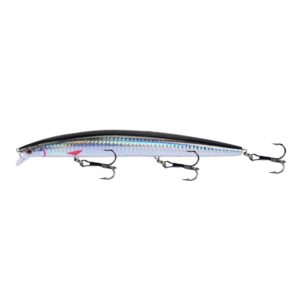 LINGYUE Large Fishing Lures 7.1" Minnow VIB Hard Bait Lures with Treble Hook Lifelike 3D Fishing Eyes Swimbait Crankbait Deep/Shallow Divers Fish Tackle Kits