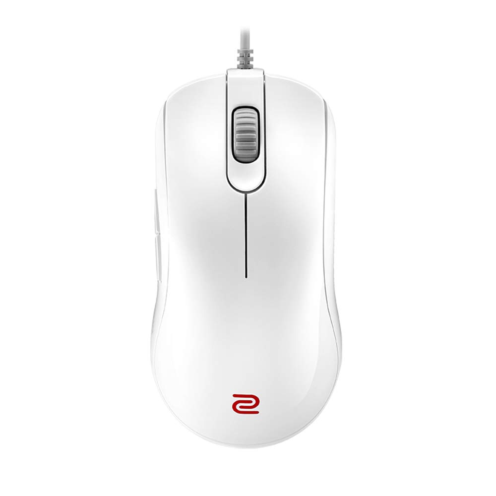 BenQ Zowie FK2-B Symmetrical Gaming Mouse for Esports White Edition | Professional Grade Performance | Driverless | Glossy Coating | Medium Size