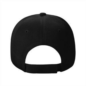 HUIHUANGm Baseball Cap Adjustable Trucker Veteran Cap for Men Women Black