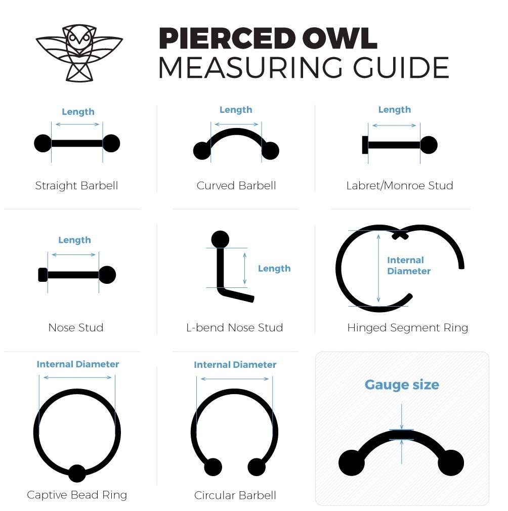 Pierced Owl 16-20GA Stainless Steel Threadless Push-in CZ Crystal Paw Print Flat Back Labret Monroe Lip Cartilage Helix Nose Ear Lobe Barbell Stud (Silver Tone, 20GA / 6mm)