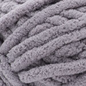 bernat blanket extra vapor gray yarn - 2 pack of 300g/10.5oz - polyester - 7 jumbo - 97 yards - knitting/crochet