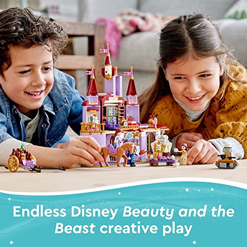 LEGO Disney Belle and The Beast’s Castle 43196 Building Toys from The Beauty and The Beast Movie with Horse Toy, Plus Princess & Prince Mini Dolls