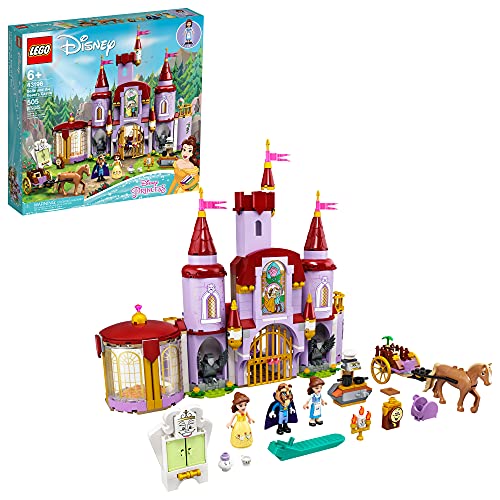 LEGO Disney Belle and The Beast’s Castle 43196 Building Toys from The Beauty and The Beast Movie with Horse Toy, Plus Princess & Prince Mini Dolls