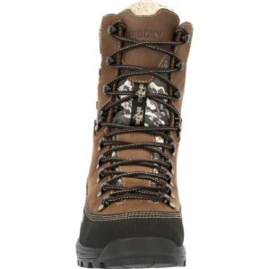 ROCKY MTN Stalker Pro Waterproof 800G Insulated Mountain Boot Size 10.5(W) Brown Black