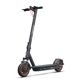 yadea ks5 foldable electric scooter for adults, 18.6 mph, 25 miles range, 16% hill grade, 41 lbs, smoky gray