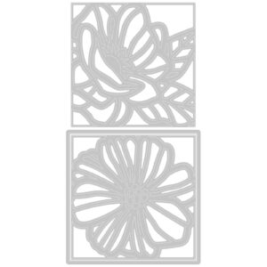 Sizzix Thinlits Die Set 3PK Floral Card Fronts by Olivia Rose, 665177, Multicolor