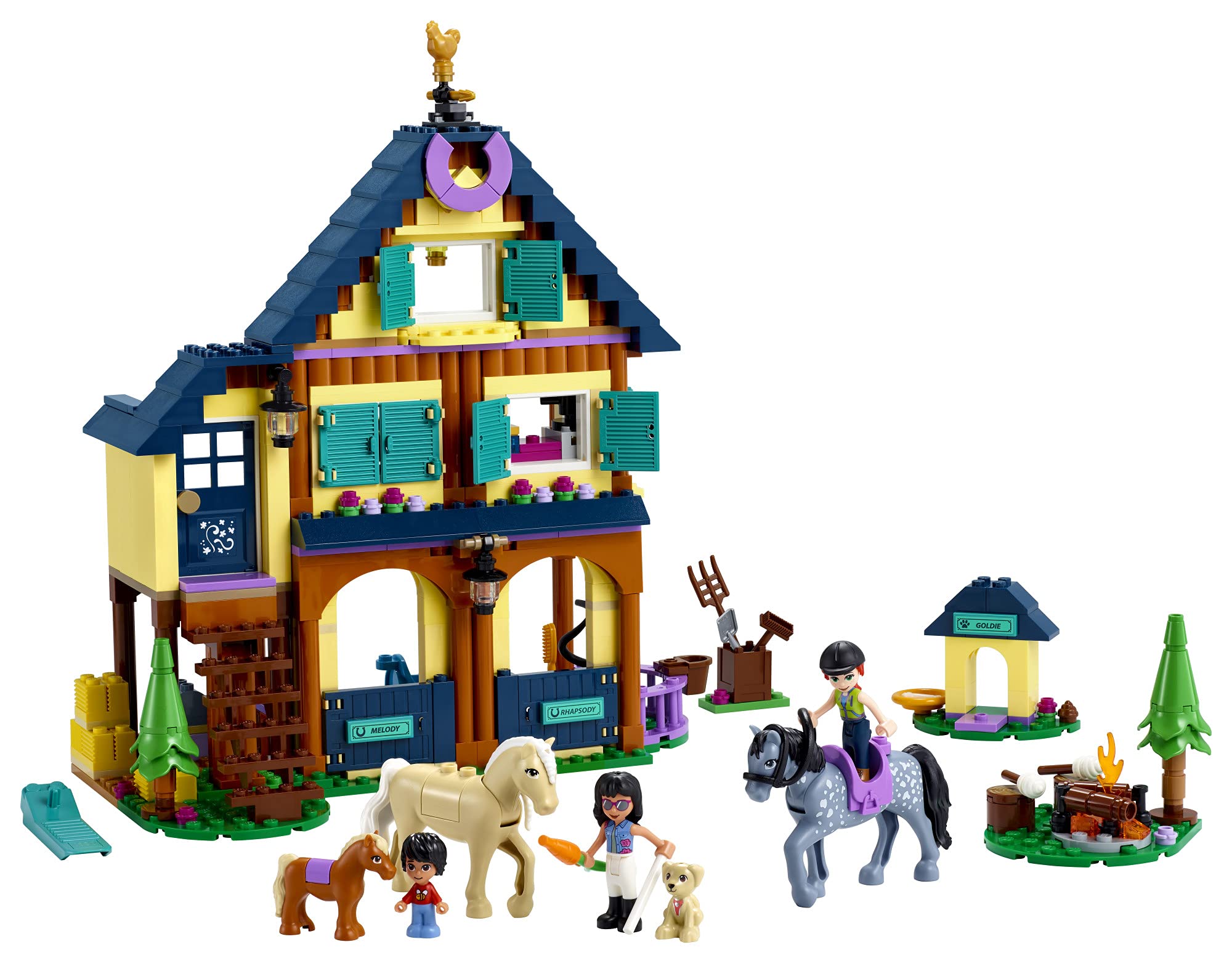 LEGO Friends Forest Horseback Riding Center 41683 Building Kit; Makes an Entertaining Gift; New 2021 (511 Pieces)