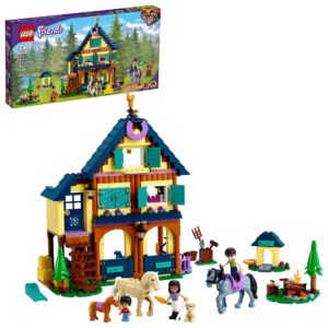 lego friends forest horseback riding center 41683 building kit; makes an entertaining gift; new 2021 (511 pieces)