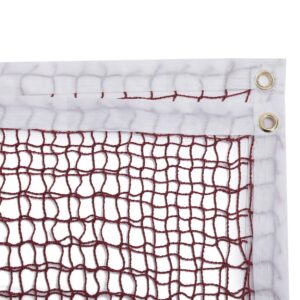 JSAHAH Badminton Net Nylon Portable Tennis Net Set - for Tennis Sport Net for Indoor/Outdoor, Backyard,Schoolyard,Garden, 20 FT x 2.5 FT (without Frame)