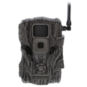 stealth cam fusion x verizon 26 mp photo & 1080p at 30fps video 0.4 sec trigger speed wireless hunting trail camera - supports sd cards up to 32gb, multi