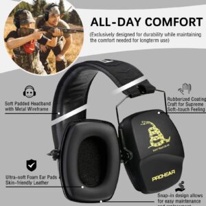 PROHEAR 016 2-Pair Shooting Ear Protection Safety Earmuffs