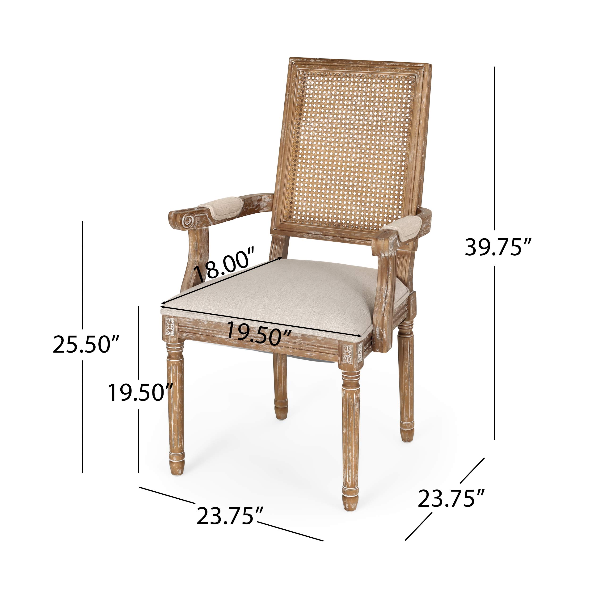 Christopher Knight Home Maria DINING CHAIR SETS, Wood,Beige + Natural