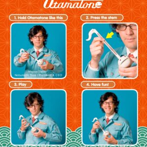 Otamatone [Original Series Kabuki Japanese Character Electronic Musical Instrument Portable Synthesizer from Japan by Cube/Maywa Denki