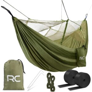 Redneck Convent RC Sleeping Bag Travel Hammock with Mosquito Net - Lightweight Sleeping Bags for Adults Warm Weather Camp Tree Hammock