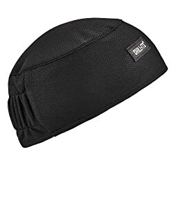 Ergodyne unisex adult 3-pk Cap, Black, One Size US