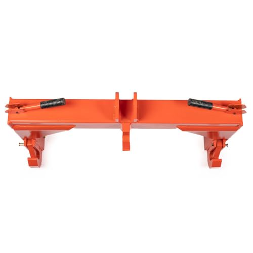 Titan Attachments 3 Point Quick Hitch Adaption to Category 2 Tractors, 4000 LB Lifting Capacity, 32.75" Between Lower Arms, 14.5" Top Link to Lower Link, Orange Finish