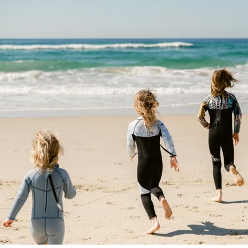 Move 2 Change Full Length Wetsuit Kids 3mm Neoprene Suit, Full Body Toddler Wetsuit, Kids Wetsuit for Boys & Girls. Swim, Surf, Play. Sun Safe Thermal Baby Swimsuit Boy, Baby Wetsuit, Kids Wetsuits