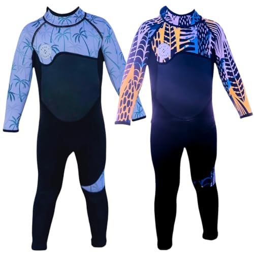 Move 2 Change Full Length Wetsuit Kids 3mm Neoprene Suit, Full Body Toddler Wetsuit, Kids Wetsuit for Boys & Girls. Swim, Surf, Play. Sun Safe Thermal Baby Swimsuit Boy, Baby Wetsuit, Kids Wetsuits