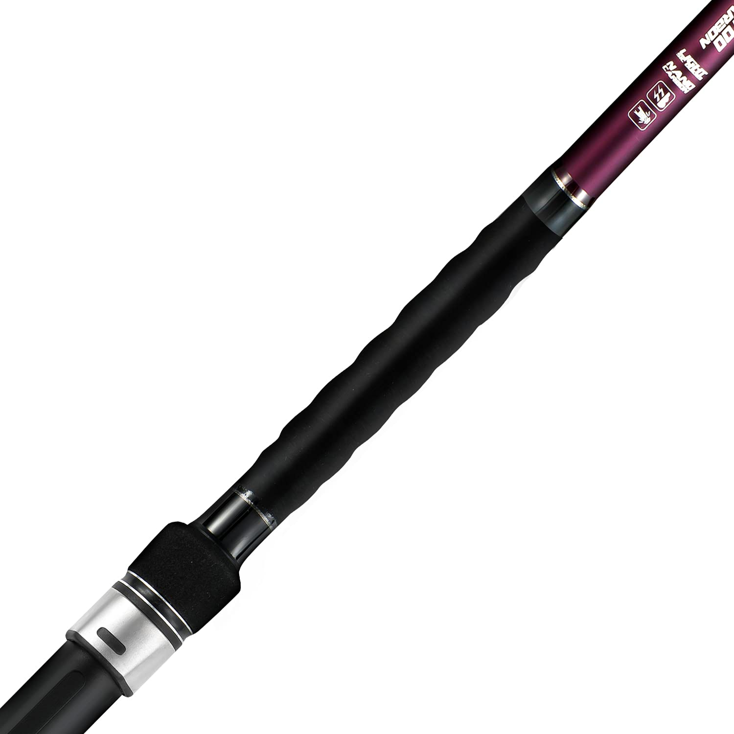 Berrypro Surf Spinning Rod Surf Casting Fishing Rod Carbon Fiber Travel Fishing Rod (9'/10'/10'6''/11'/12'/13'3'') (12'-Spinning 2-Piece)