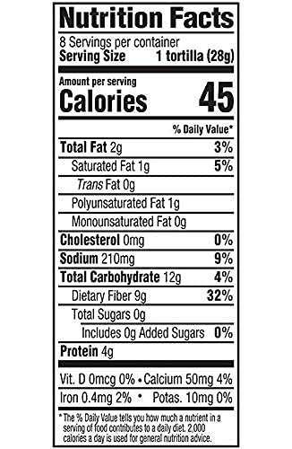 Mission Carb Balance Fajita Tortillas,Low Carb,Keto,8 Ounce (Pack of 2)