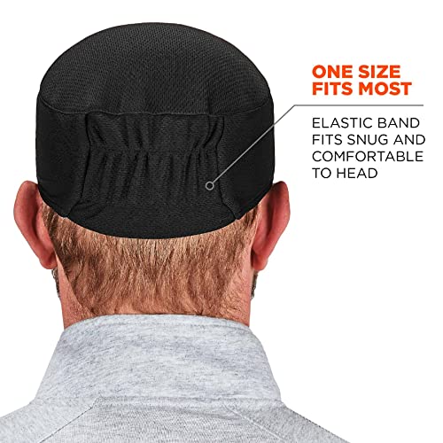 Ergodyne unisex adult 3-pk Cap, Black, One Size US