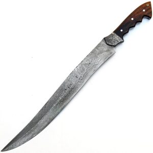 pal 2000 hunting knives dam-9910 25 inch custom handmade damascus steel knife with sheath