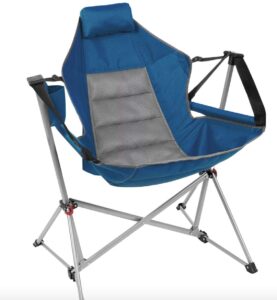 members mark portable swing lounger, blue