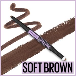 Maybelline New York Maybelline Express Brow 2-in-1 Pencil and Powder, Soft Brown, 0.02 Fl. Ounce, 255 Soft Brown, 0.02 fluid_ounces (Pack of 2)