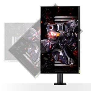 LG 27GN880-B 27 Inch Ultragear Gaming Monitor QHD (2560 x 1440) Nano IPS 16:9 Display with Ergo Stand, 3-Side Virtually Borderless Design, HDR10, 144Hz Refresh Rate, and AMD FreeSync - Black