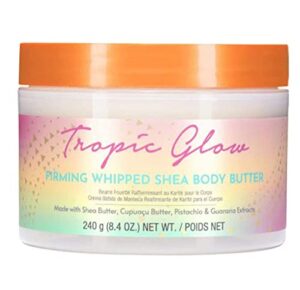 tree hut tropic glow firming whipped body butter 8.4 oz! infused with shea butter and guarana extract! moisturizer that leaves skin feeling soft & smooth! (tropic glow lotion)