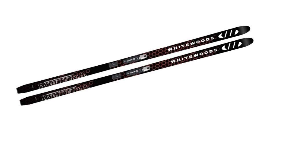 Whitewoods Whitetail Adult Metal Edge Cross Country Skis w/Rottefella NNN Touring Basic Bindings (170 cm Skis)