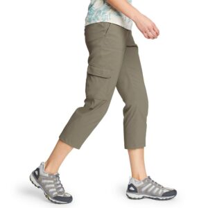 Eddie Bauer Women's Rainier Pull-On Crop Pants, Sprig, 2, Hiking Pants