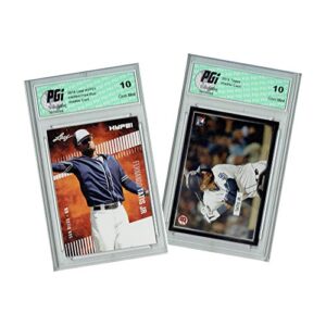 2) fernando tatis jr. 2018 hype! #17, topps #3 1955 bowman rookie card lot pgi10