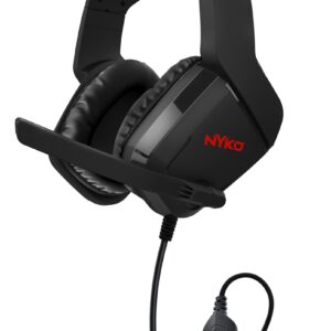 Nyko NXBX-4500 Wired Stereo Headset for Xbox Series X|S, Xbox One, PS4, PS5, & Switch – Over-Ear, Comfortable & Compatible with Xbox Series X