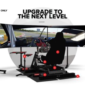 Next Level Racing Gttrack Frame Only Simulator Cockpit - Not Machine Specific