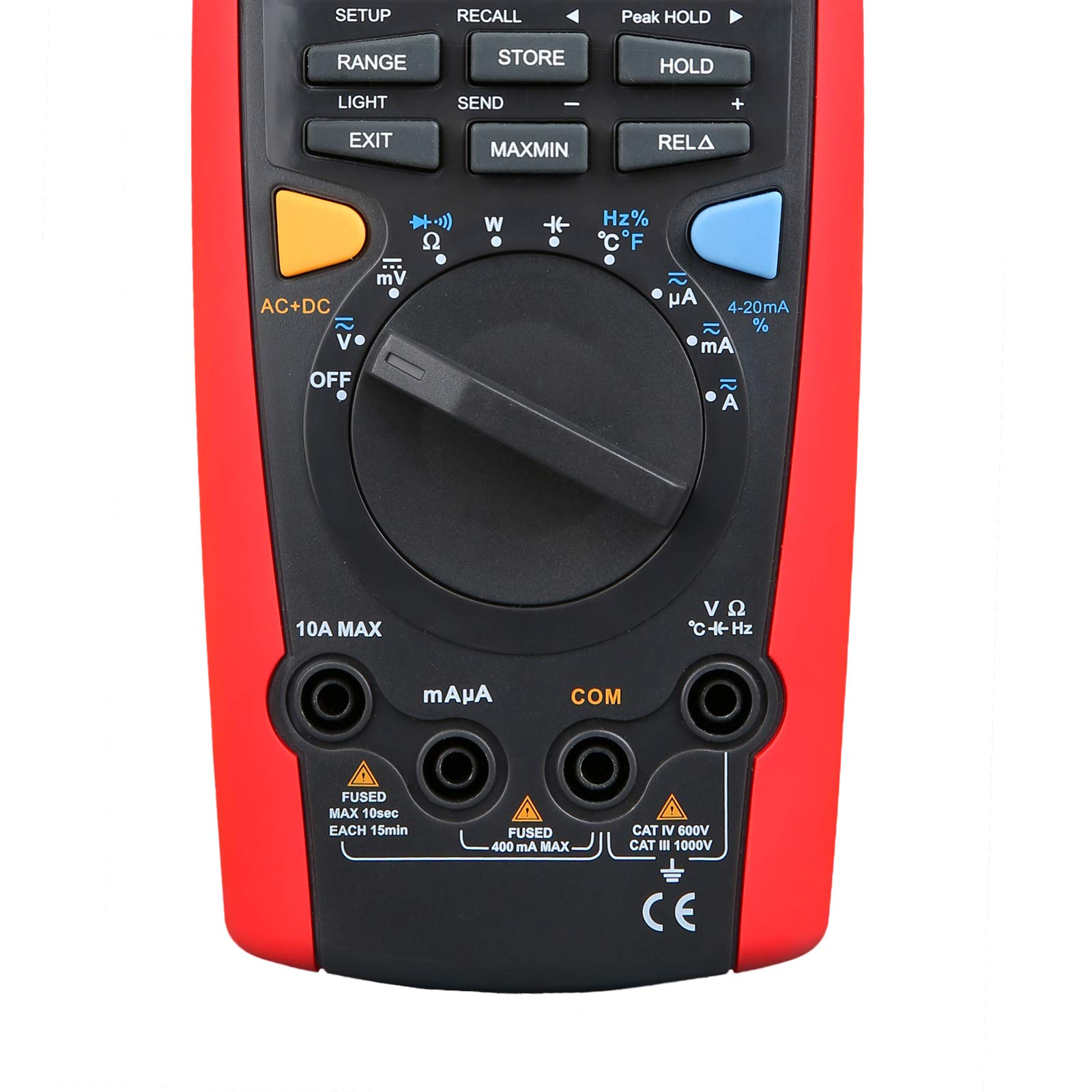 UNI-T UT71E True-RMS Electronics Logging Multimeter, Auto Manual Ranging, 1000V AC DC 10A, 40000 Counts, Ohmmeter/Voltmeter/Amp Tester/Capacitance Meter/Frequency Counter Temperature