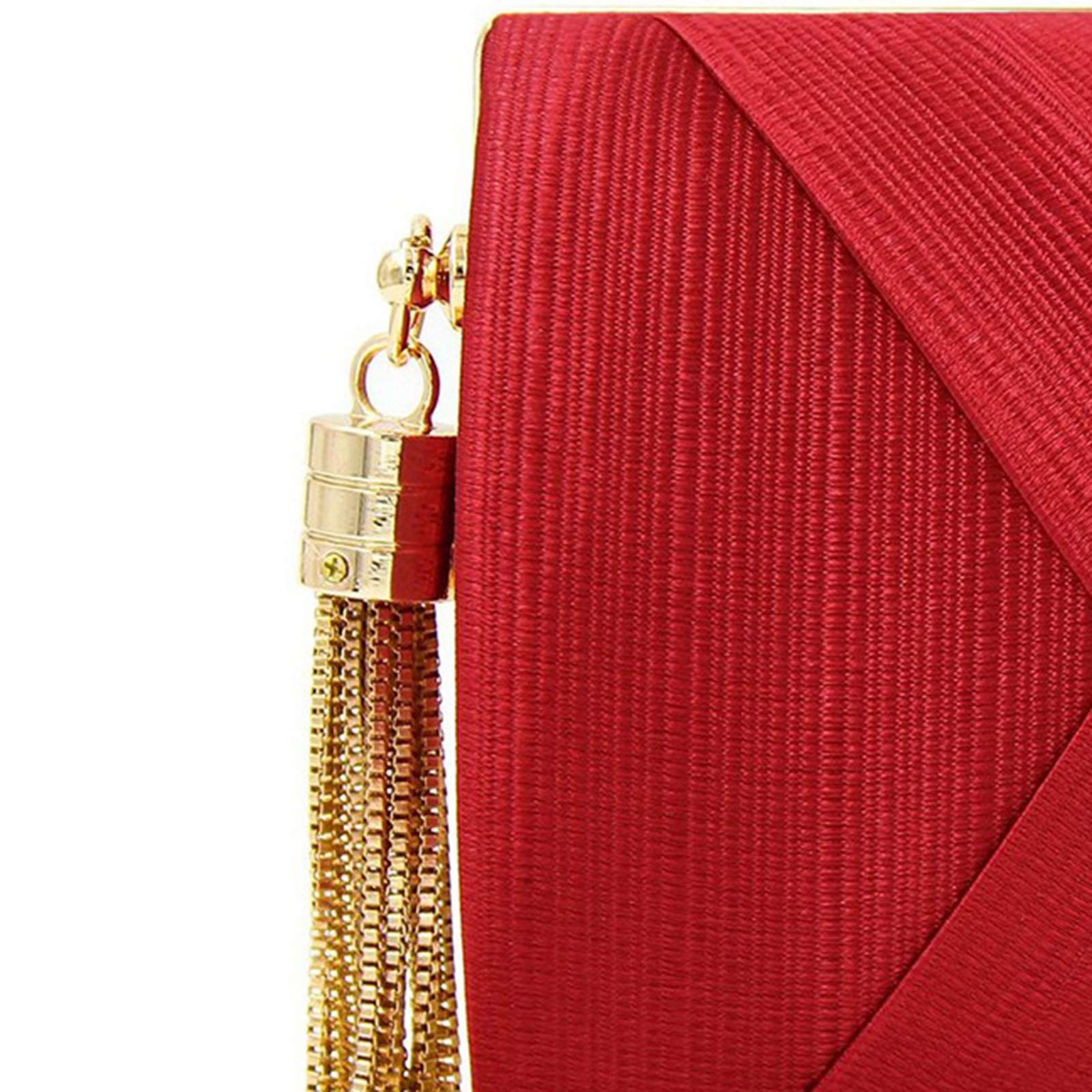 LIFEWISH Tassel Evening Bags Clutch Purses for Women for Wedding Prom Night out Party