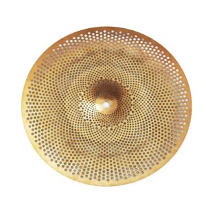 Arborea Low Volume Cymbal Mute Cymbal Golden 14" Hi-Hats Cymbal Drum Quite Cymbal For Practice (14"Hi-Hats)