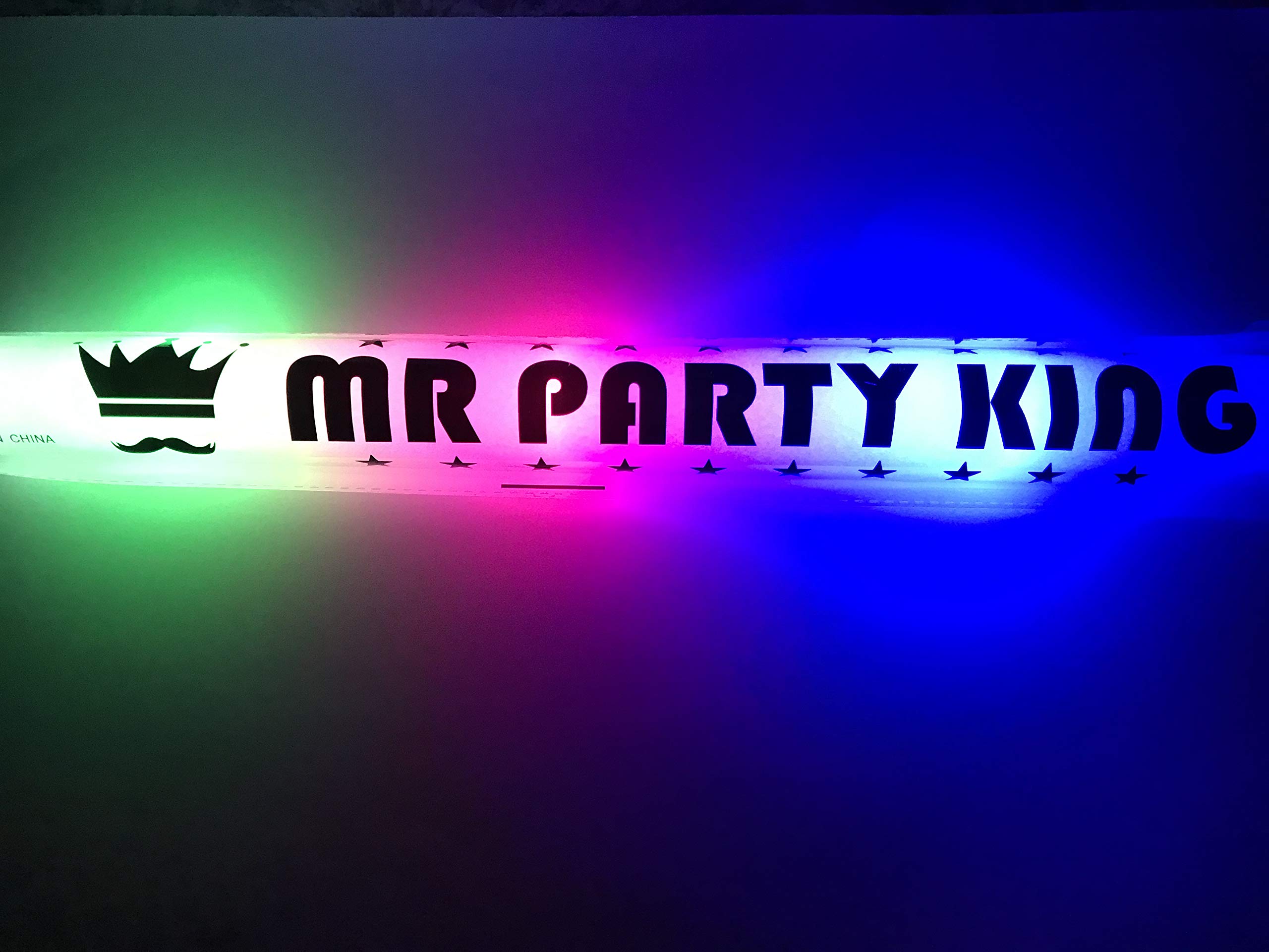 100 LED Foam Sticks Multi Color Flashing Glow Wands, Batons, Strobes, 3 Flashing Modes - Party, DJ, Concerts, Festivals, Birthdays, Weddings, Events, Promotions