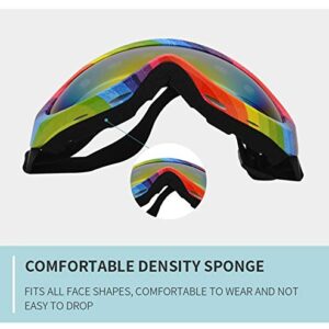 DPLUS Ski Goggles Snow Snowboard Snowmobile Men Women Youth Kids Anti Fog Winter Sports Snowboarding Skiing Goggles (PRINTING)