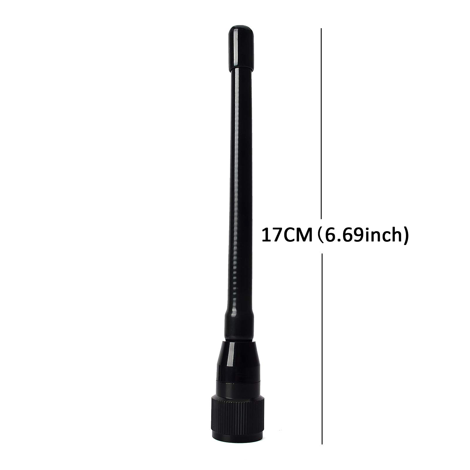 HYS VHF Marine Antenna Low-Profile 156-163Mhz Antennas W/16.4ft(5m) RG58 Low Loss Premium Coaxial Cable with PL259