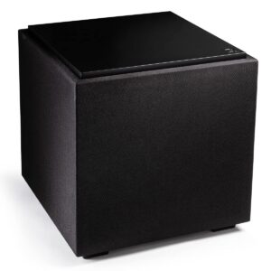 Definitive Technology Descend DN10 10" Subwoofer - Digitally Optimized for Movies and Music, New 3XR Architecture, 500W Peak Class D Amplifier & (2) Pressure-Coupled 10" Bass Radiators, Black