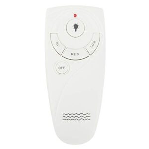 White UC7083T Replaced Remote Control fit for Hampton Bay UC7083T Ceiling Fan Wireless Single Light