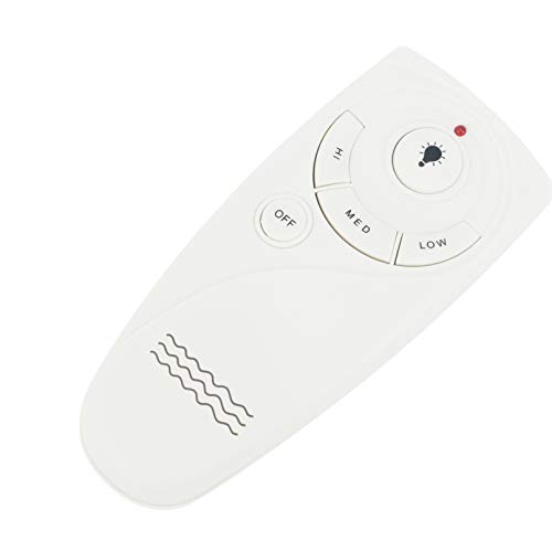 White UC7083T Replaced Remote Control fit for Hampton Bay UC7083T Ceiling Fan Wireless Single Light