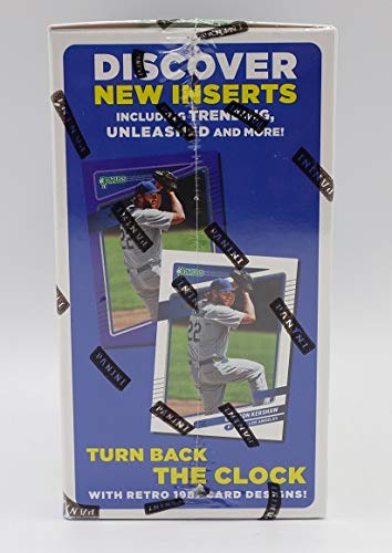 2021 Panini Donruss MLB Baseball Blaster Box - 11 Packs of 8 Cards - 11 Holo Purple and 5 Rapture Parallels per Box on Avg.